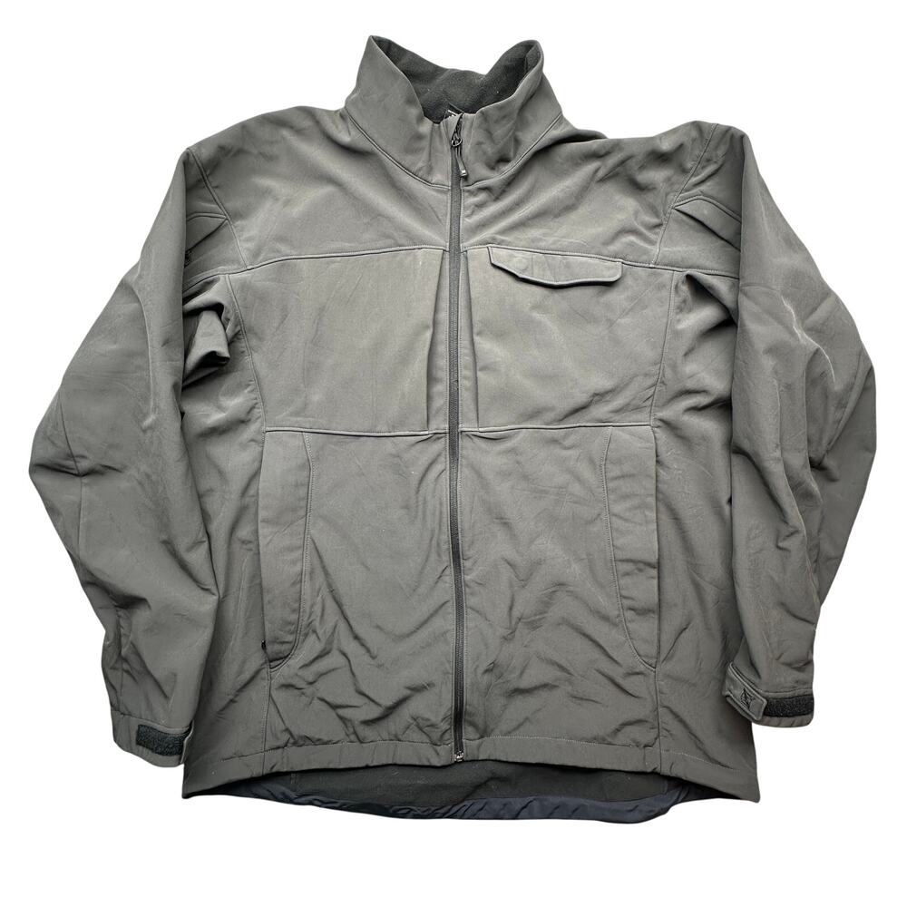 Vertx F1 VTX8830 Downrange Mens Soft Shell Jacket Mens XXL Gray Pockets Full Zip